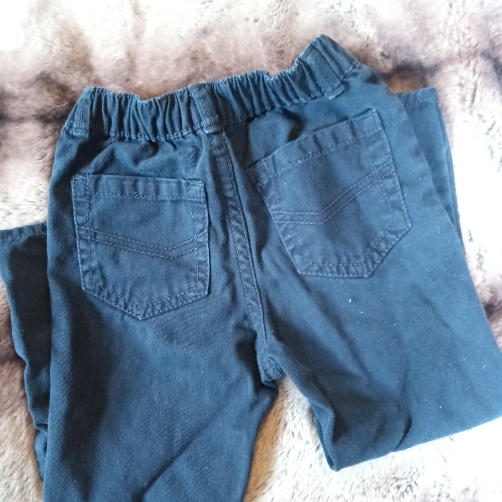 Boys navy blue skinny pants